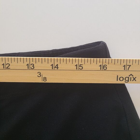 Eileen Fisher Sarong/Overlay Wide Leg Crop Pants Black Size PL - Picture 5 of 6